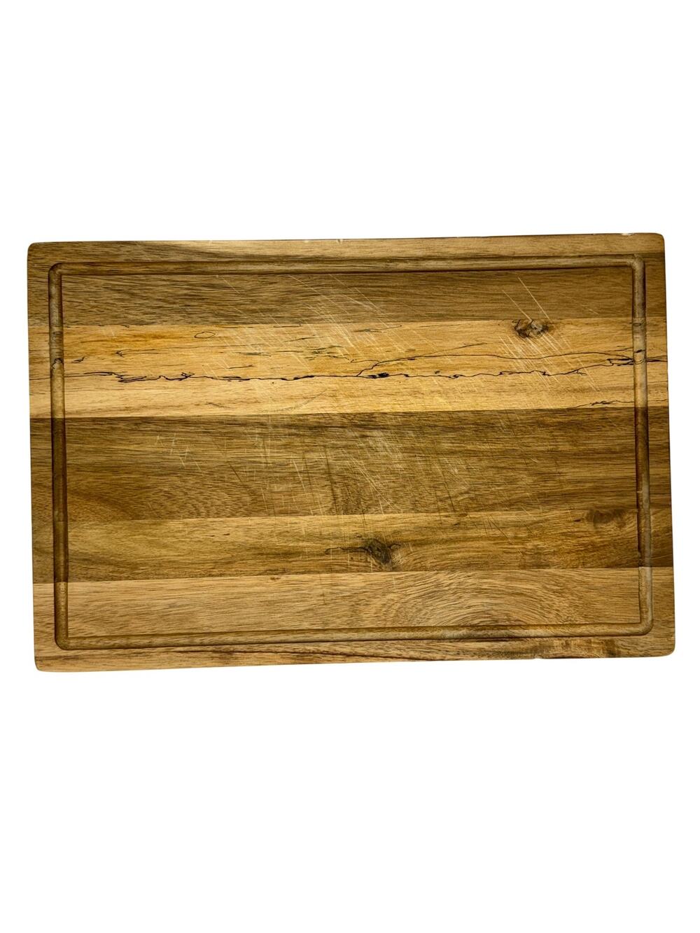 Dash of That Acacia Wood Cutting Board 18x13 Rustic Serving Board